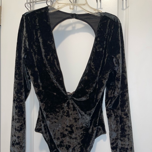 Victoria's Secret Velvet Bodysuit Size: M/L - Picture 2 of 9